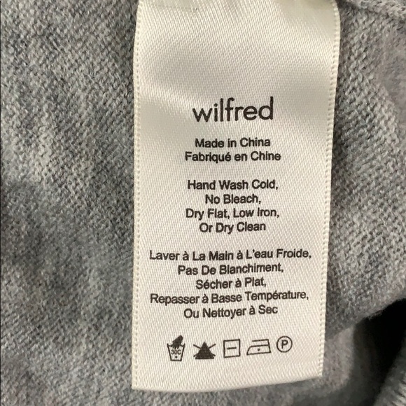 Aritzia Wilfred Grey Knit Skirt - Picture 4 of 5